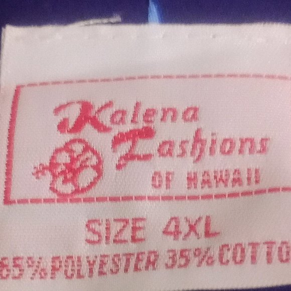 1970s Vintage Kalena Fashions of Hawaii Tropical Hibiscus Floral Muumuu - Picture 11 of 12